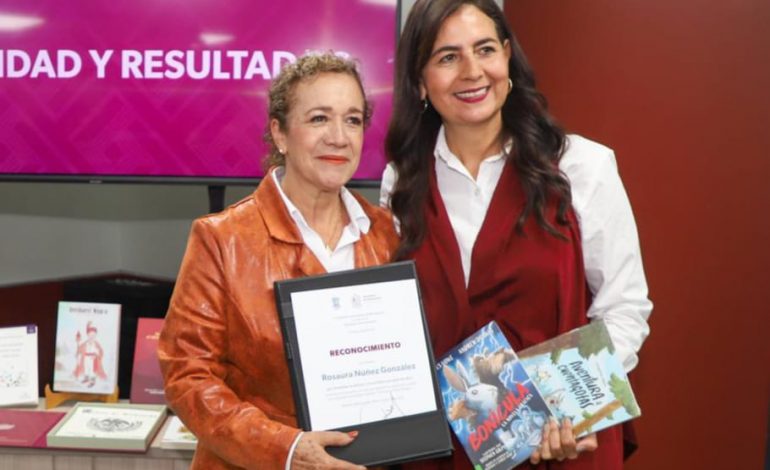 Maestras como Rosaura Núñez son el pilar del sistema educativo: Gabriela Molina