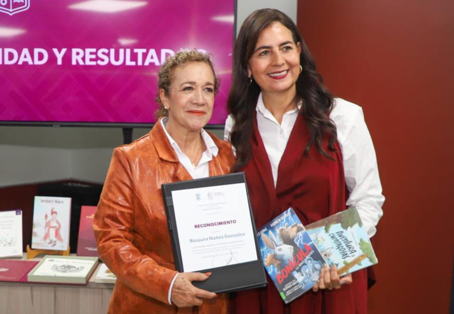 Maestras como Rosaura Núñez son el pilar del sistema educativo: Gabriela Molina