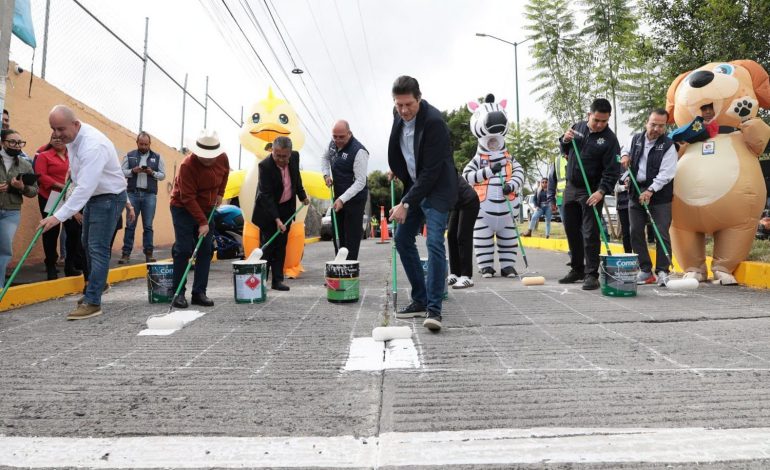Gobierno de Alfonso Martínez impulsa movilidad peatonal segura