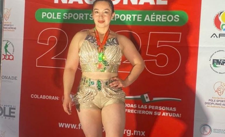 Gabriela García representará a México en el Campeonato Mundial de Pole Sports y Deportes Aéreos en San José, Costa Rica