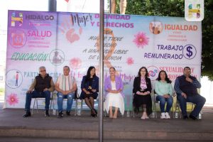 ​En el Municipio de Hidalgo, se conmemoró el 72 Aniversario del reconocimiento al derecho a votar y ser votadas de las mujeres en México.