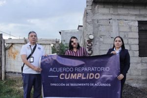 Tras acuerdo reparatorio,  FGE logra restitución de inmueble en Morelia