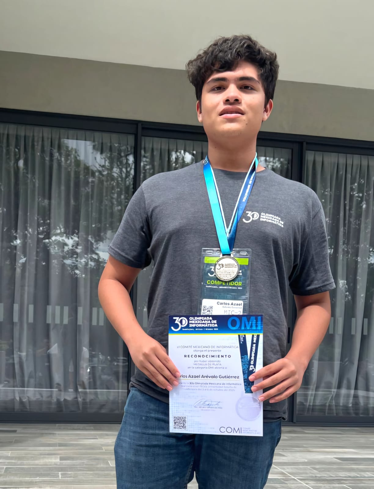 Alumno del Cecytem Guacamayas gana plata en Olimpiada Mexicana de Informática