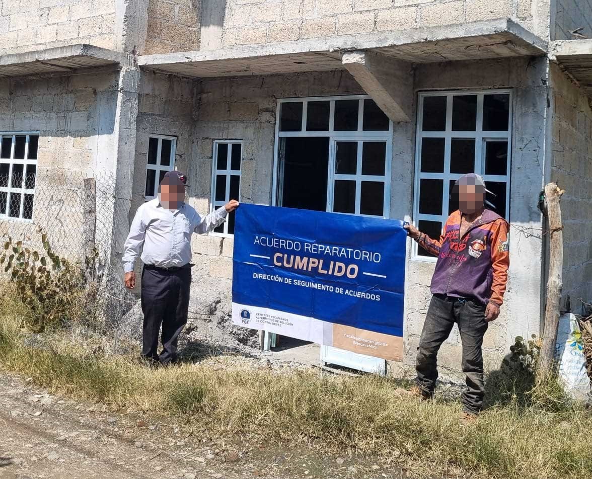En Zitácuaro, CMASC logra acuerdo reparatorio y devuelve inmueble a su propietario