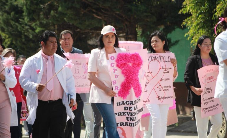 Ayuntamiento de Irimbo y Personal de Salud Refuerzan la Detección Temprana con Charla y Emotiva Caminata.