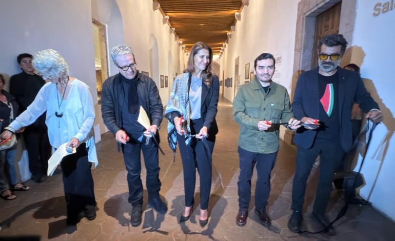 Embajadora de Palestina en México inaugura exposición de Khames Alrefi en el Clavijero