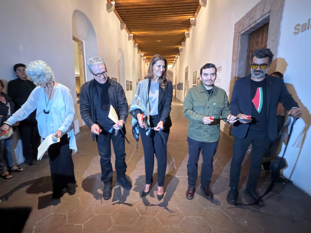Embajadora de Palestina en México inaugura exposición de Khames Alrefi en el Clavijero