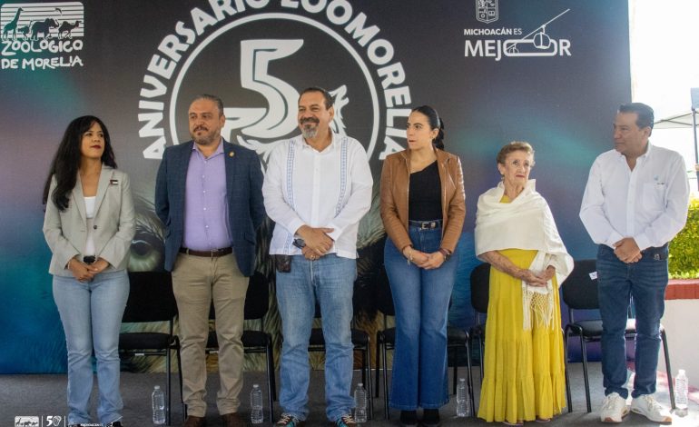 Zoológico de Morelia celebra 55 años de conservación, educación y recreación