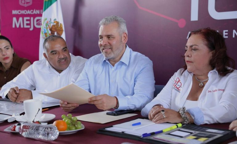 Disponible en Jacona, predio para construir guardería Ceci del IMSS: Bedolla.