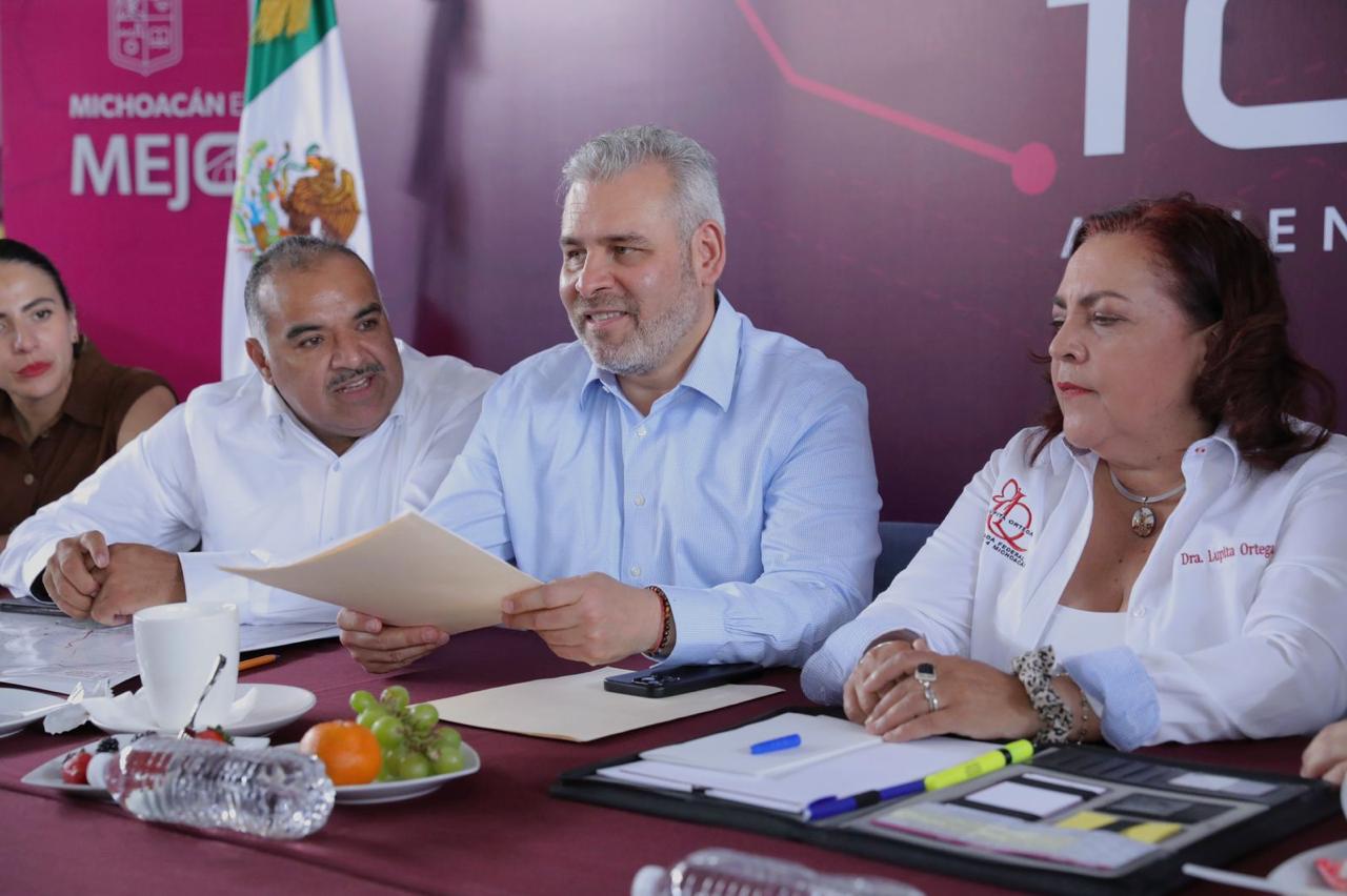 Disponible en Jacona, predio para construir guardería Ceci del IMSS: Bedolla.