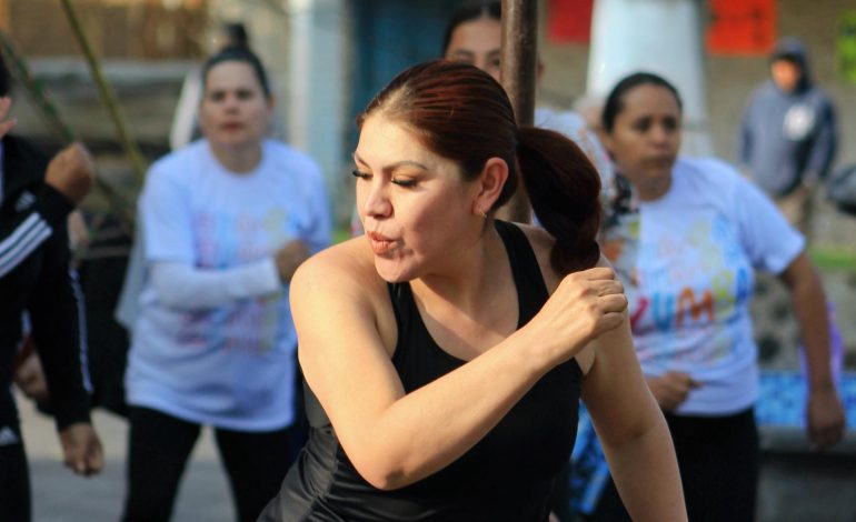 ¡Zumba Enciende el Jardín de San Francisco Epunguio!