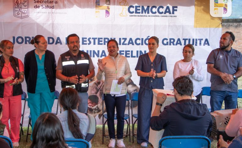 Alcaldesa Jeovana Alcántar Baca Pone en Marcha Jornada Anual de Esterilización Canina y Felina Gratuita.