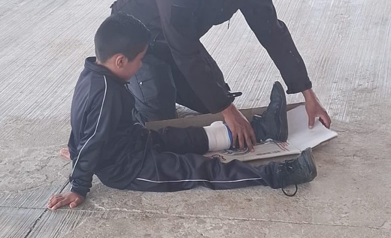 En Irimbo.Seguridad Pública y Protección Civil de Irimbo Capacitan a 100 Estudiantes en Primeros Auxilios y Prevención.