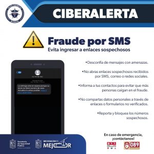 ¡Cuidado! Alerta por fraude en links dentro de mensajes de texto: SSP
<br>