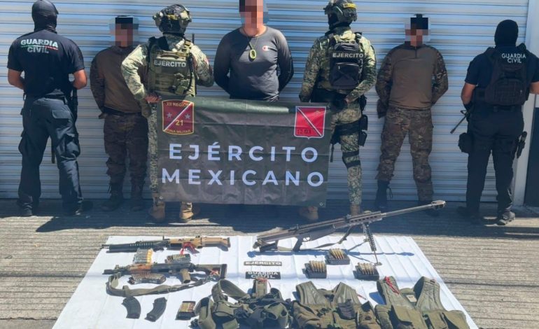 Detenidos 3 civiles armados con fusiles y granadas en Zinapécuaro: SSP