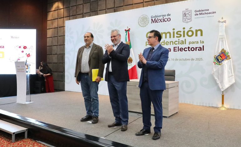 Necesarias las propuestas ciudadanas para reforma electoral de fondo: Bedolla.