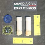 Guardia Civil desactiva 2 explosivos improvisados en manifestación de normalistas.