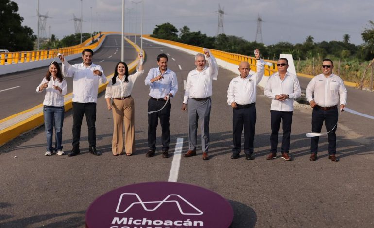 Inaugura Bedolla acceso a boulevard costero de LC; invierte Asipona 293 mdp.