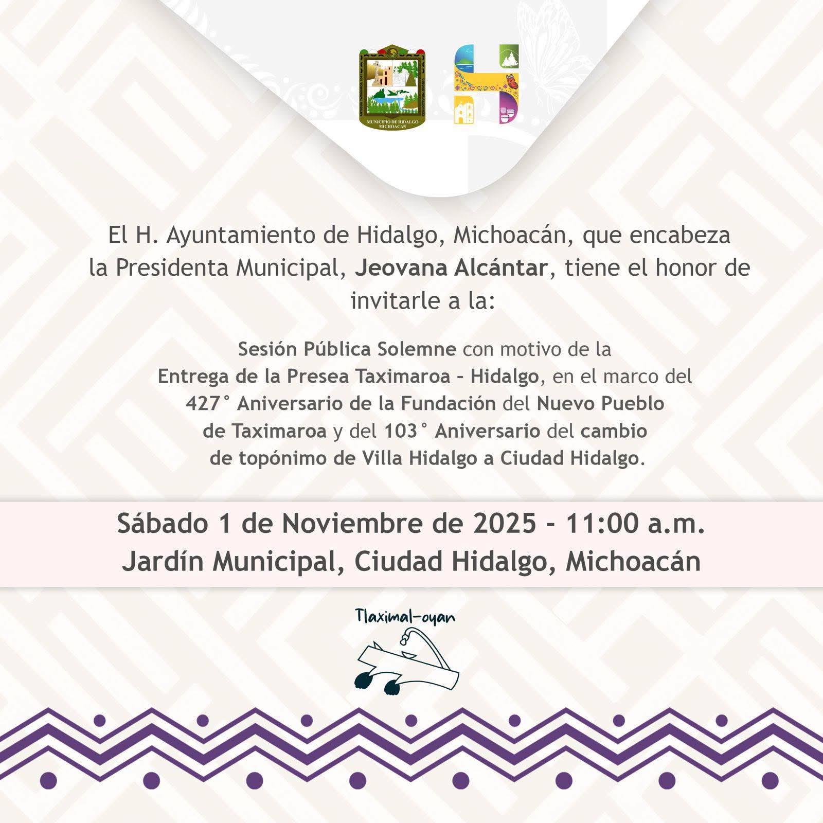 Aniversario Histórico en Ciudad Hidalgo: Cabildo Declara Sesión Solemne para el 1 de Noviembre