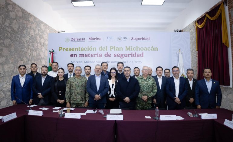 El Congreso del Estado trabajará en las reformas necesarias para fortalecer el aparato legal en pro del Plan Michoacán.
