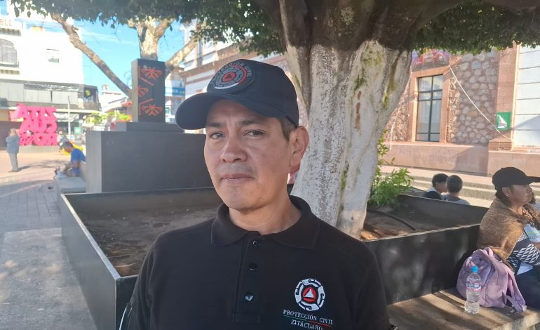 Protección Civil Zitácuaro intensifica vigilancia y promueve medidas preventivas ante temporada de frentes fríos