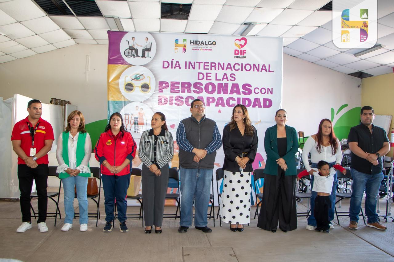 Con la Entrega de Aparatos Funcionales, el Gobierno Municipal de Hidalgo, conmemoró el Día Internacional de las Personas con Discapacidad.