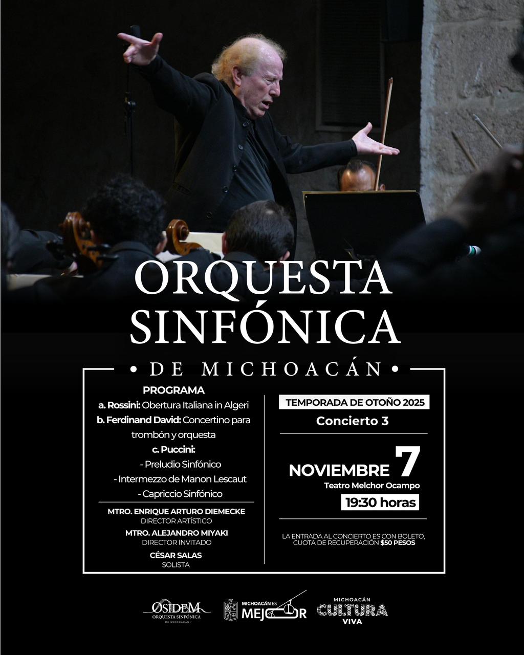 Osidem recibe a Alejandro Miyaki para su tercer concierto de otoño: Secum