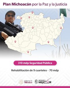 Se rehabilitarán 9 cuarteles de la Guardia Civil, dentro del Plan Michoacán: Rogelio Zarazúa