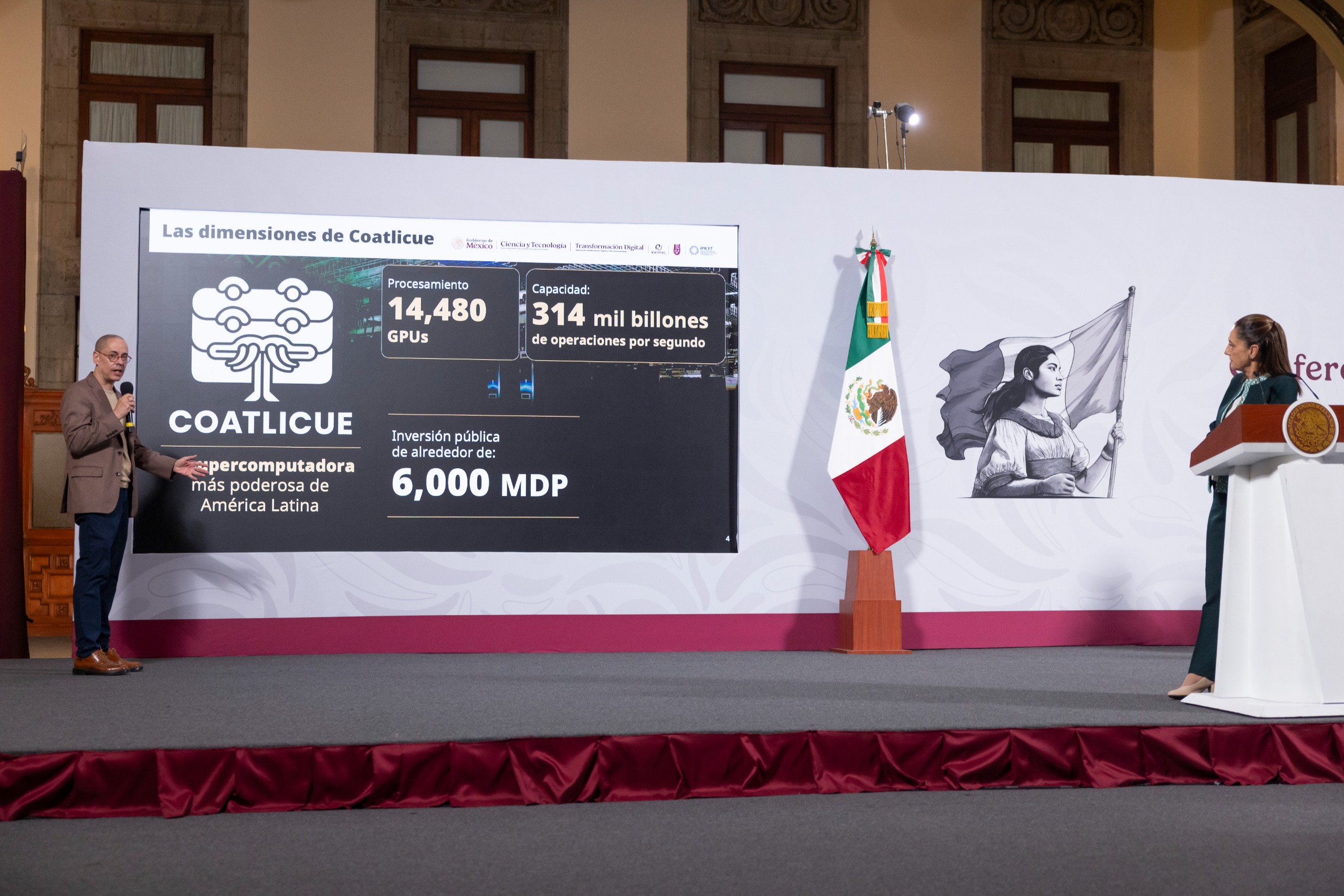 PRESIDENTA CLAUDIA SHEINBAUM PRESENTA “COATLICUE”, LA SUPERCOMPUTADORA DEL PUEBLO DE MÉXICO Y LA MÁS PODEROSA DE AMÉRICA LATINA