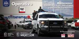 Listo dispositivo de vigilancia para disfrutar de un Buen Fin seguro: SSP