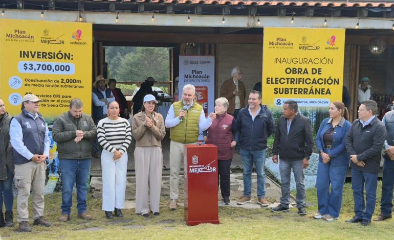 Proyecto de electricidad subterránea en Sierra Chincua ya es una realidad: Sectur