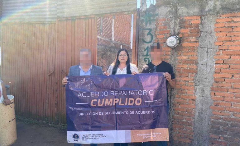 CMASC logra acuerdo reparatorio y restitución de inmueble a su legítima propietaria en Uruapan