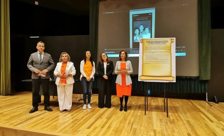 FGE, SEIMUJER e INMUJER firman acuerdo simbólico para fortalecer la atención digna y libre de violencia a mujeres de la región