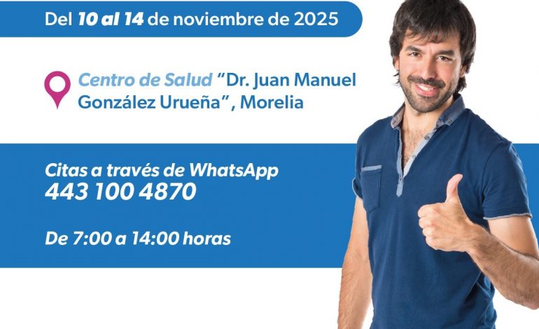 SSM realizará vasectomías sin bisturí gratuitas en Morelia