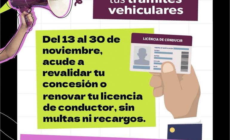 ¿Eres conductor o concesionario de transporte público? ¡Aprovecha y renueva tu licencia o concesión!