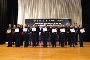 Concluyen curso de formación inicial 55 aspirantes a policías penitenciarios