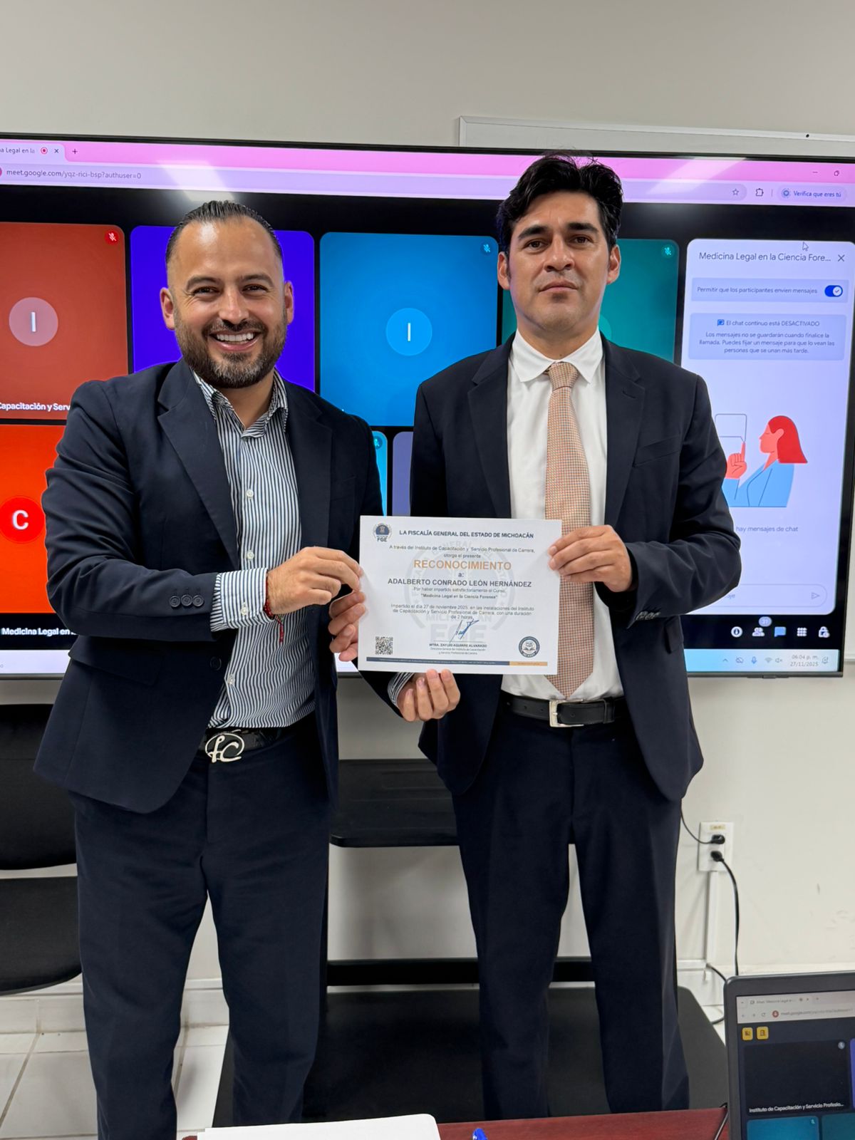 FGE imparte capacitación “Medicina Legal en la Ciencia Forense” a personal de la Tríada Investigadora