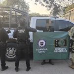 Asegurados dos hombres, un arma de fuego y droga en Apatzingán: SSP