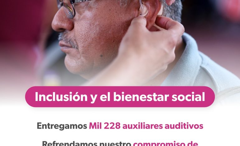 SSM impulsa la inclusión social con la entrega de 1,228 auxiliares auditivos gratuitos