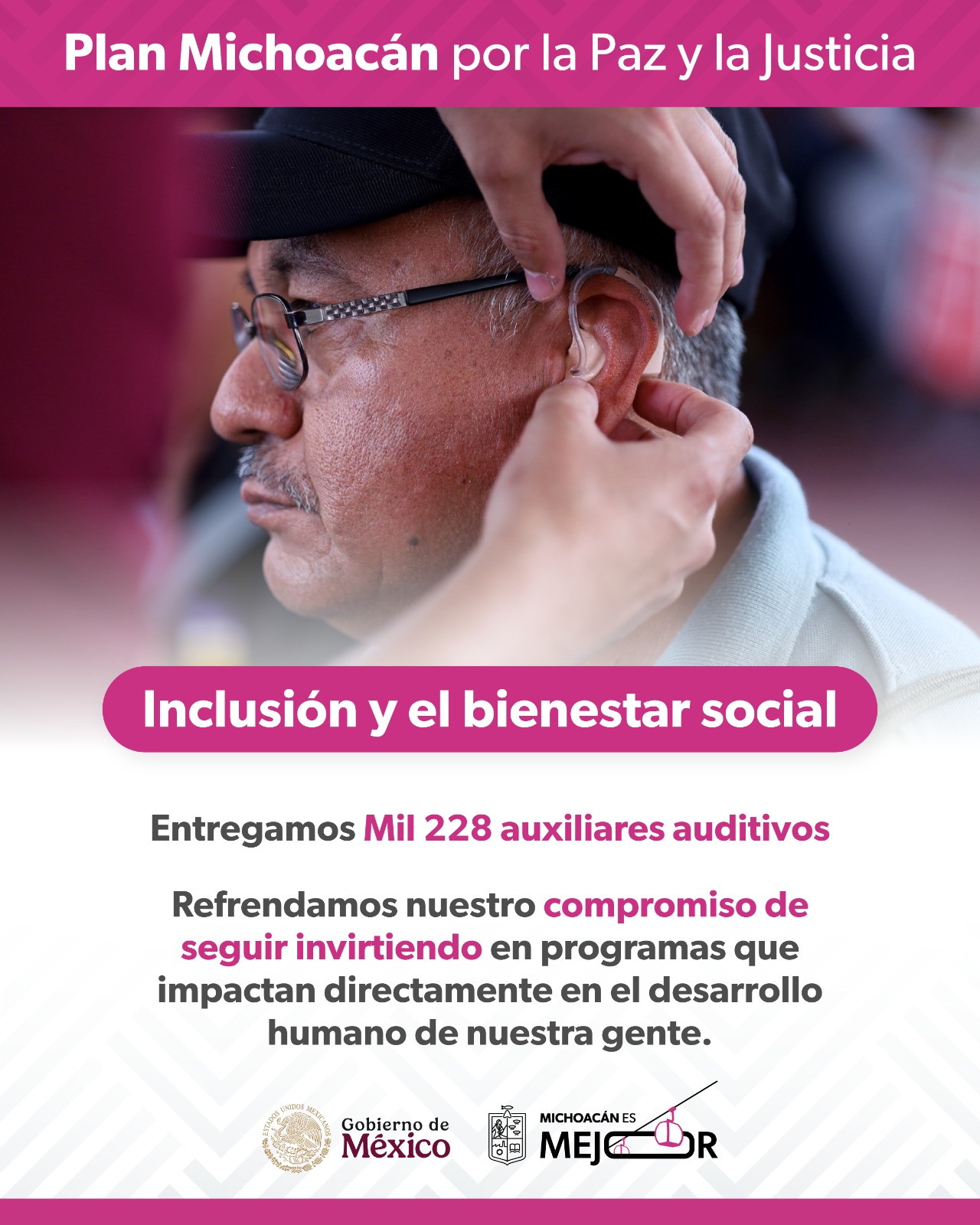 SSM impulsa la inclusión social con la entrega de 1,228 auxiliares auditivos gratuitos