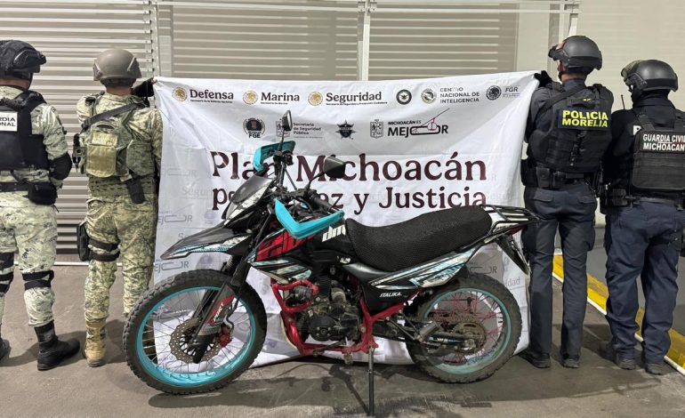 Tras enfrentamiento en Tarímbaro, se aseguraron 3 armas y droga: SSP