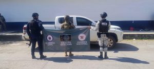 Dentro del Plan Paricutín, SSP y Defensa detienen a 2 en posesión de armas largas en Apatzingán