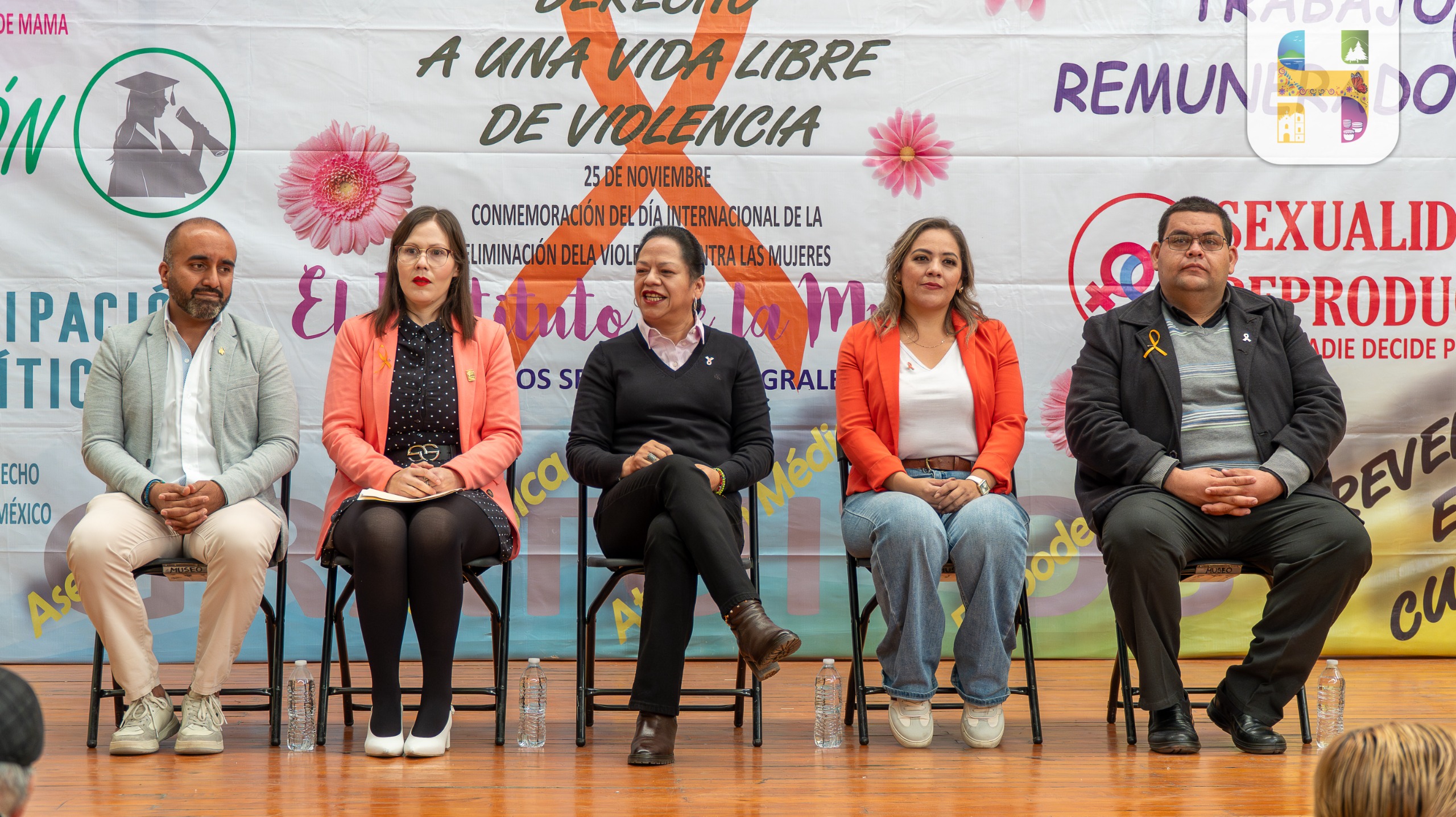 Jeovana Alcántar, encabezó el acto conmemorativo del Día Internacional de la Eliminación de la Violencia Contra las Mujeres.