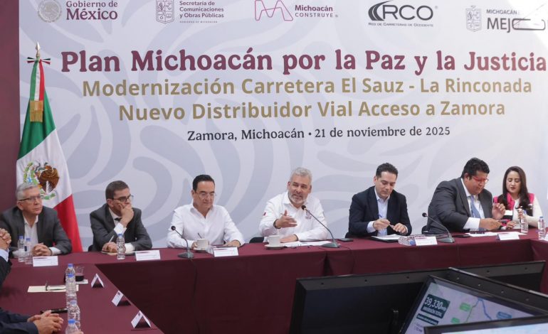 Zamora se transformará con la construcción de su primer distribuidor vial: Bedolla