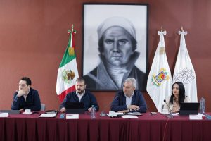 Transportistas urbanos y suburbanos de Morelia confían en proyecto de metrobús; Bedolla presenta beneficios