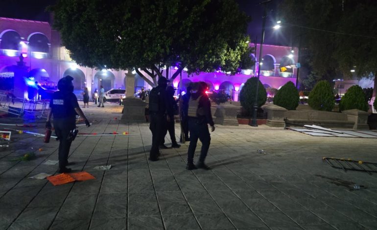 Restablecido el orden en Apatzingán: Segob.