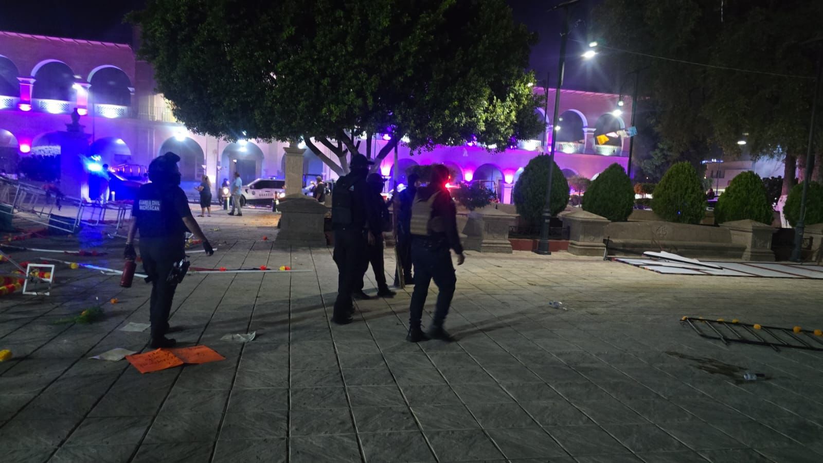 Restablecido el orden en Apatzingán: Segob.