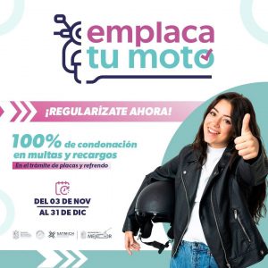 Oportunidad para que la ciudadanía regularice sus motocicletas sin multas: Luis Navarro.