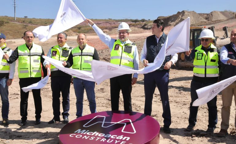 Con 789.9 mdp arranca Bedolla obra del cuarto segmento del segundo anillo periférico de Morelia.