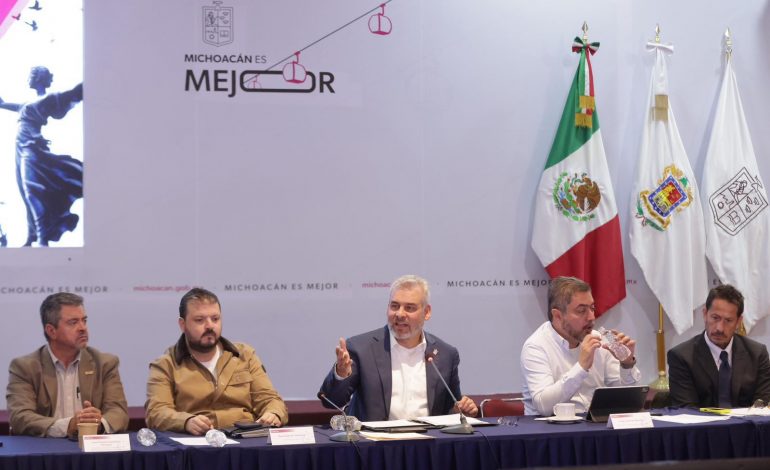 Con la incorporación del sector empresarial, avanza la integración del Plan Michoacán por la Paz y la Justicia: Bedolla
